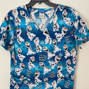 Disney Frozen Scrub Top